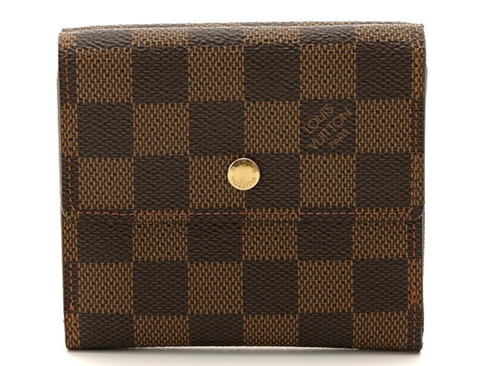 LOUIS VUITTON Portefeuille Elise Damier Double Sided Wallet
